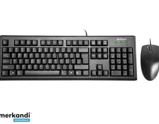 Sada klávesnic a myší A4TECH KM 72620D USB Černý