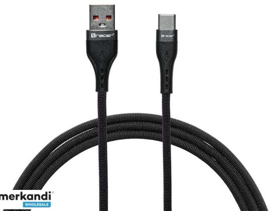 Kabel TRACER USB A - Type C 1m BK