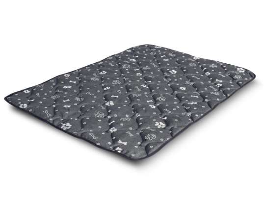 Килимок для собаки Кістки Срібні 120 x 80 см Prestige