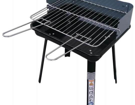 Rectangular grill. folded. dimensions: 36 x 31 cm. height 45 cm