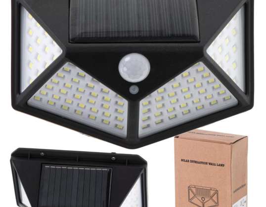 Solare Bewegungs- und Dämmerungssensorlampe 100 LED