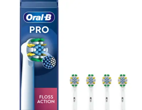 ORAL B - Pro Floss AcƟon Power Toothbrush Refill Heads 4ct
