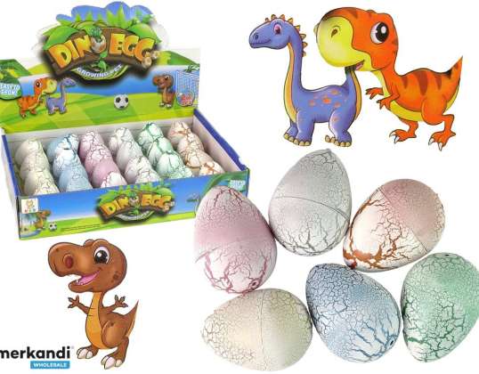Schlüpfendes magisches Dinosaurier-Ei wächst 6cm weiß
