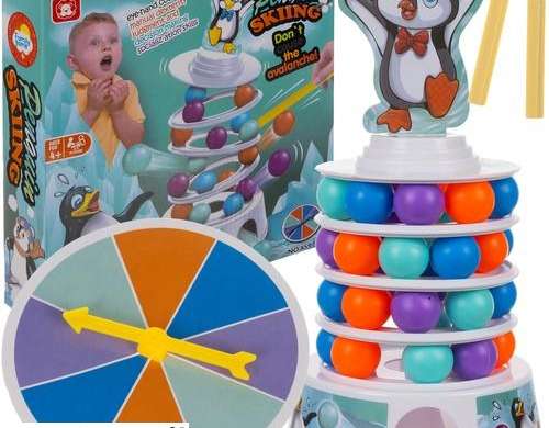 Geschicklichkeitsspiel "Pinguin auf dem Turm" Kruzzel 24718