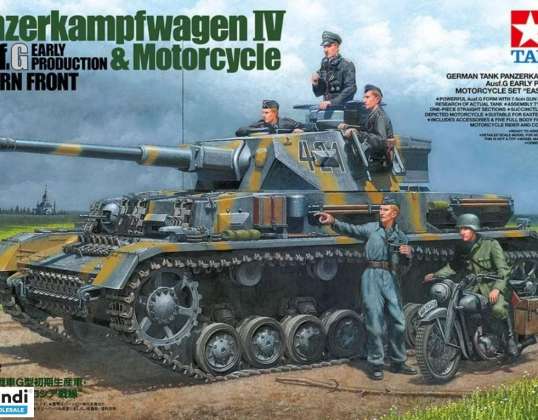 Plastmasas modelis vācu tvertne panzerkampfwagen iv ausf.g