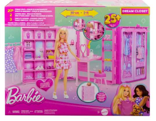 Barbie-Puppen-Set Kleiderschrank der Träume 3.0