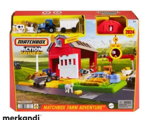 Matchbox Set Bauernhoftiere Traktor Sound