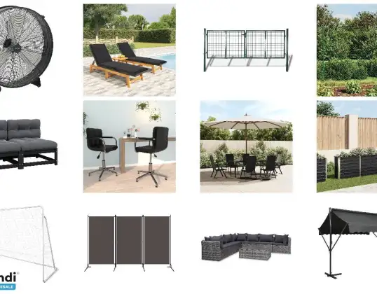 Lot de 463 unités Mobilier et autres   Non testé