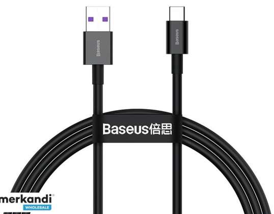 BASEUS USB Type C Cable 1m Superior Series 66W CATYS 01 Black