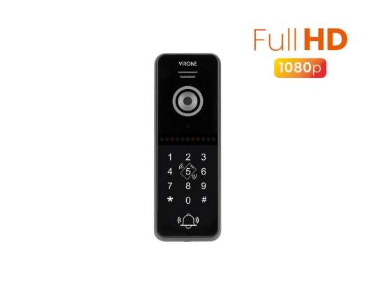 Videocassetta Full HD 1080P. Appartamento unifamiliare. con un dispositivo di crittografia a 13,56 MHz e un lettore per tessere di prossimità e portachiavi. per l'espansione dei sistemi VIFIS Full HD