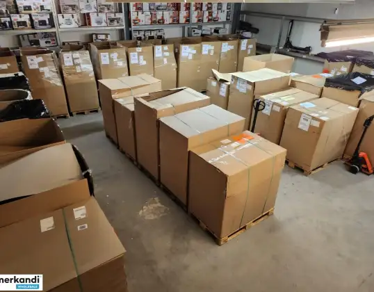 Amazon Returns – Truck with 32 Pallets of Kitchen Appliances &amp; Floor care – untested &amp; unopened – only 18% of the value of the goods!