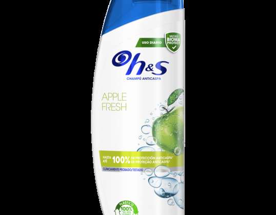 H&amp; S Shampoo 250 ml Maçã Fresca Anti-Caspa | Frescura Frutada | Grossista