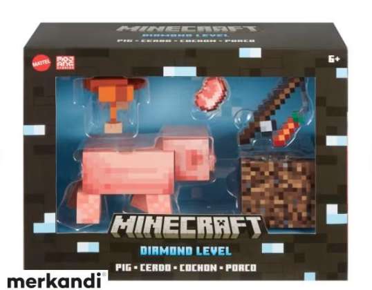 minecraft-figur diamant zombie nivå