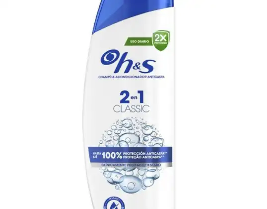 H&amp; S šampūnas 2in1 330 ml Klasikinis švarus nuo pleiskanų | Bendras valymas | Didmenininkas