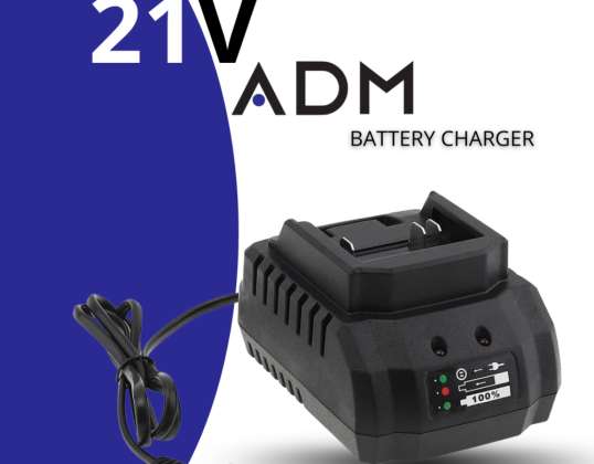ADM зарядно устройство за батерии за 21V, Код: 7015 (Наличност в PL)
