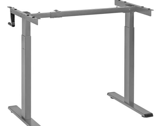 Maclean bureau handmatige hoogteverstelling zonder blad voor staand en zittend werk max 60 kg max hoogte 120cm MC 790NG