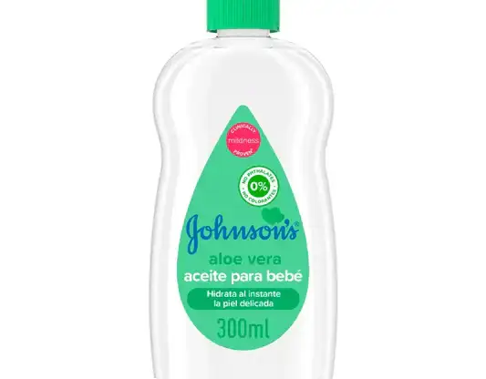 Johnson's telový olej 300 ml Aloe Vera | Intenzívna hydratácia | Veľkoobchodník