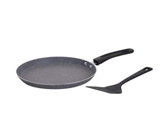 Pancake pan with spatula Oliver Voltz OV51322H26S, 26cm, Marble coating, Induction