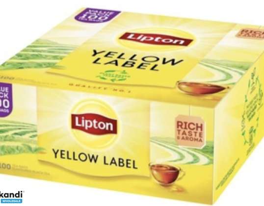 LIPTON YELLOW LABEL TEA BAGS – 100 PACK