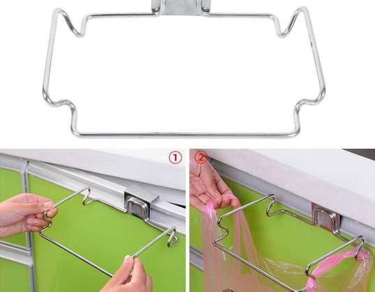 Soporte de bolsa de basura de acero inoxidable Estante para colgar