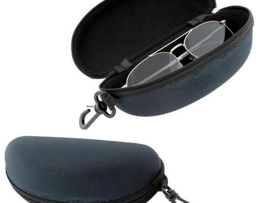 AG177E ÉTUI RIGIDE POUR LUNETTES BLEU MARINE