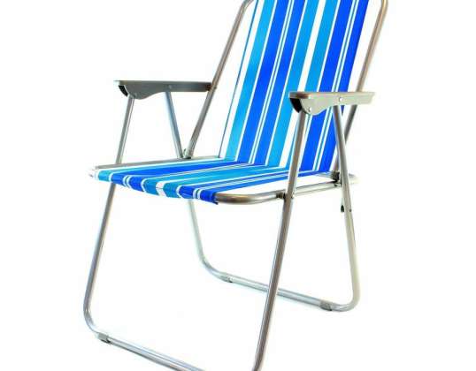 AG294A BEACH CHAIR BLUE ALU