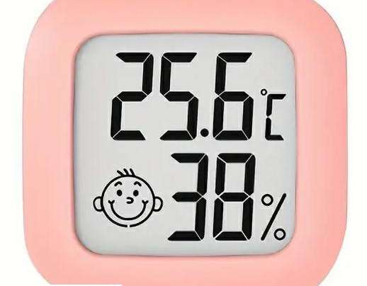 AG355C THERMOMETER KAMER HYGROMETER ROZE