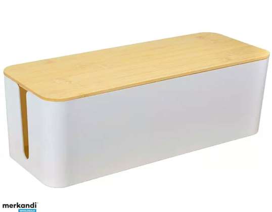 AG381E ORGANIZER NA KABLE LISTWY BIAŁY