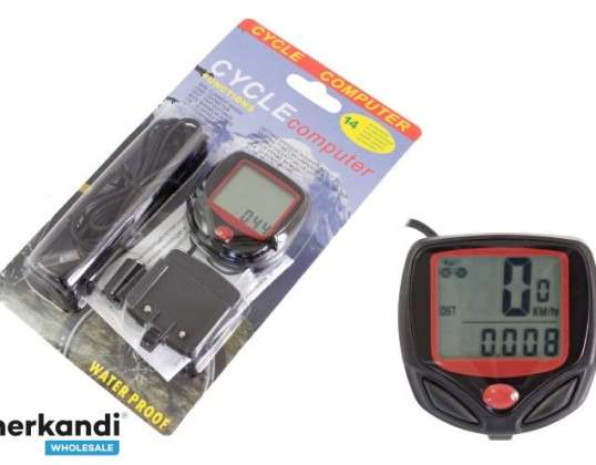 AG413 BIKE COMPUTER 14 FUNCTIONS LARGE