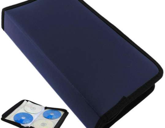 AG428B CASE PARA 80 CD/DVD AZUL
