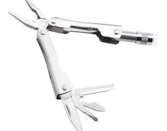 AG486B MINI MULTITOOL KEYCHAIN 6in1 SILVER