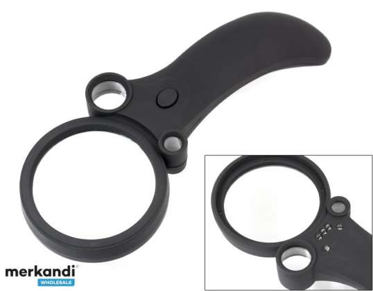 AG582 MAGNIFYING GLASS 2,5/25/55 X LED