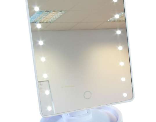 AG628 KOSMETISK SPEJL 16 LED HVID