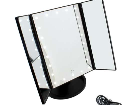 AG628C ΚΑΘΡΈΦΤΗς KOSM. 22 LED ΜΑΎΡΗ ΧΤΈΝΑ