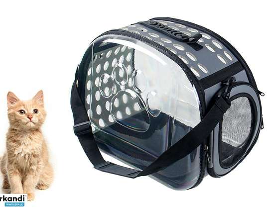 AG644P CAT DOG TRANSPORTER GRAY TRA XXL