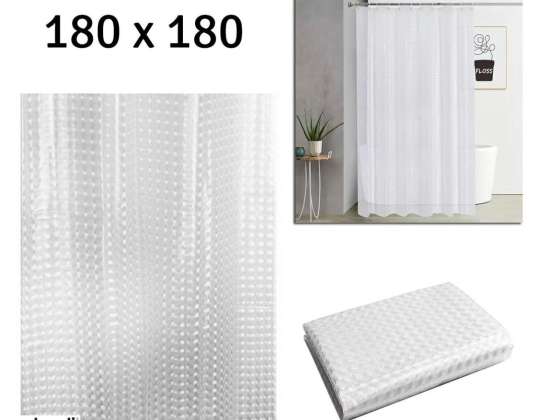 AG655D CORTINA DE CHUVEIRO 180X180CM