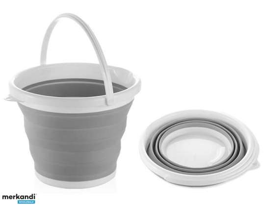 AG659 SILICONE BUCKET 5L FOLDING