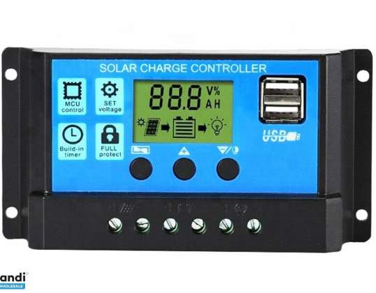 AG676C SOLÁRNY REGULÁTOR NABÍJANIA 12-24V