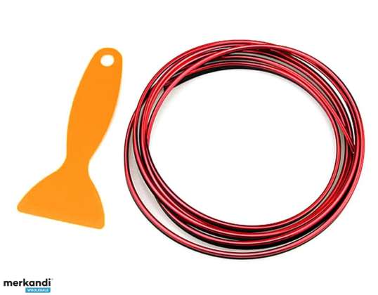 AG679 DECORATIVE STRIP TUNING 5M RED