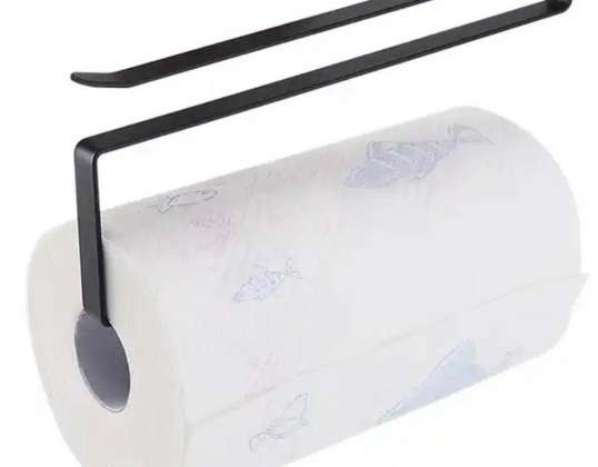 AG704C PAPIRHÅNDKLÆDEHOLDER. SORT