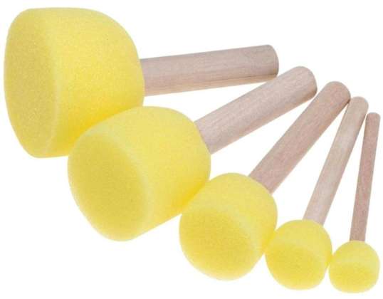 AG86C BROSSES ÉPONGES DÉCOUPAGE 5pcS
