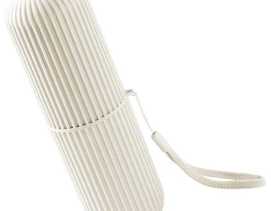 AG870C TOOTHBRUSH & TOOTHPASTE CASE WHITE