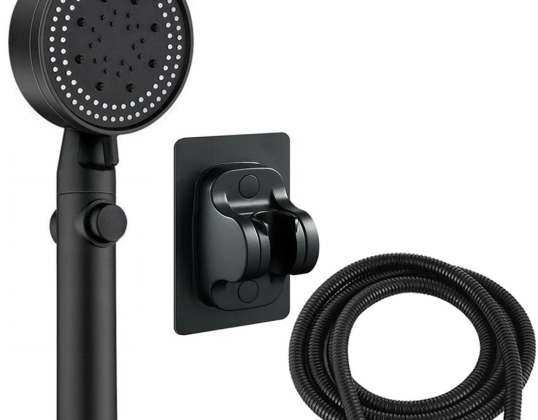 AG894A SHOWER SET BLACK 3EL.
