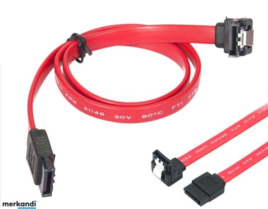 AK121D ANGLED CABLE SATA III 40 CM