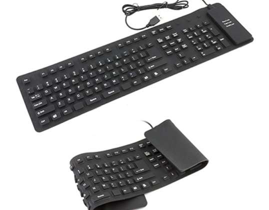 AK136 SILIKON TASTATUR SVART