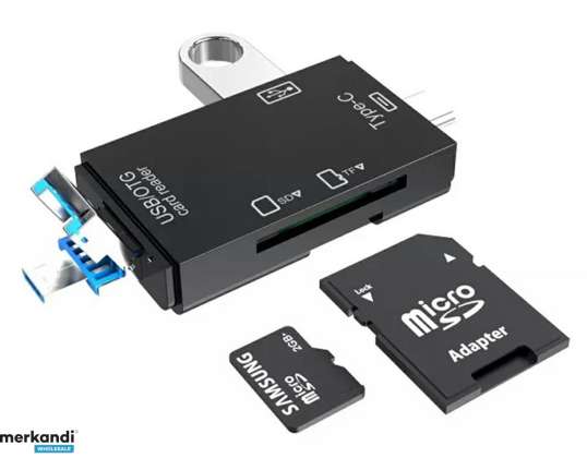 AK180B MULTI-KARTENLESER 5IN1 USB