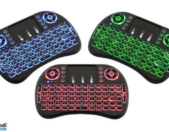 AK198B KABELLOSE TASTATUR. LED XLINE