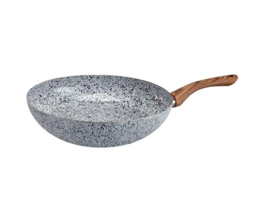 Oliver Voltz Siena OV51320J26, Aliuminis Marmuras Akmens keramika dengtas Wok, 26 х 7 cm.