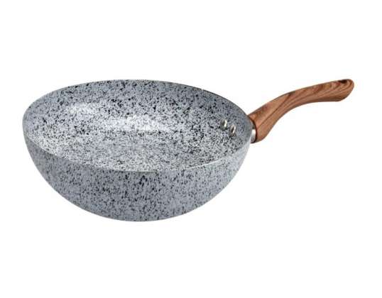 Oliver Voltz Siena OV51320J26H, Aluminium Marmeren steen keramisch gecoate Wok, 26 х 10 cm.