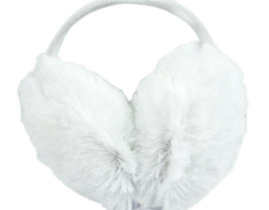 BQ18D EARMUFFS DE INVERNO QUENTE BRANCO